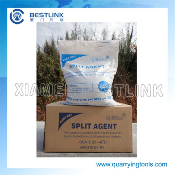 Silent Cracking Agent for Stone Demolishing